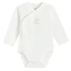 Cool Club, Body dziewczęce z długim rękawem, białe, zestaw, 2 szt.