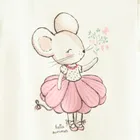 Cool Club, Body dziewczęce z krótkim rękawem, ecru