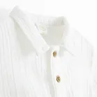 Cool Club, Body koszulowe chłopięce z krótkim rękawem, muślinowe, białe