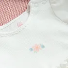 Cool Club, Body sukienka dziewczęce z długim rękawem, muślinowe, białe