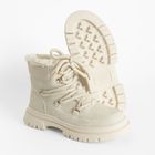 Cool Club, Buty zimowe dziewczęce, ocieplane, beżowe
