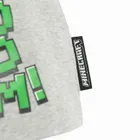 Cool Club, Czapka chłopięca, szara, Minecraft