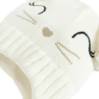 Cool Club, Czapka dziewczęca z pomponami, ecru