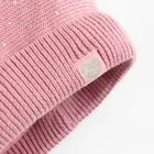Cool Club, Czapka dziewczęca z pomponem, różowa