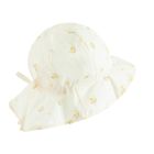 Cool Club, Czapka safari dziewczęca, wiązana, UV 50, biała