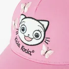 Cool Club, Czapka z daszkiem dziewczęca, różowa, Kicia Kocia