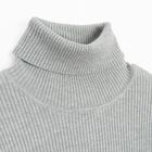 Cool Club, Golf dziewczęcy, prążkowany, szary