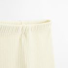 Cool Club, Jegginsy dziewczęce, dzwony, welurowe, ecru