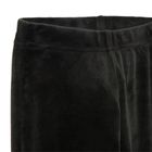 Cool Club, Jegginsy dziewczęce, flare, welurowe, czarne