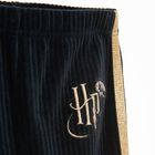 Cool Club, Jegginsy dziewczęce, flare, welurowe, prążkowane, czarne, Harry Potter