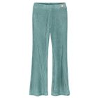 Cool Club, Jegginsy dziewczęce, flare, welurowe, zielone