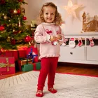 Cool Club, Jegginsy dziewczęce, sweterkowe, czerwone