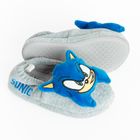 Cool Club, Kapcie chłopięce, szare, Sonic the Hedgehog