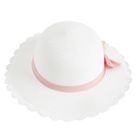 Cool Club, Kapelusz dziewczęcy, słomiany, biały