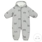 Cool Club, Kombinezon chłopięcy z kapturem, ocieplany, szary