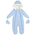Cool Club, Kombinezon dziewczęcy z kapturem, ocieplany, niebieski