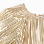 Cool Club, Kombinezon dziewczęcy z krótkim rękawem, złoty