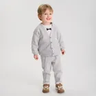 Cool Club, Komplet chłopięcy, Bluza, rozpinana, T-shirt, Spodnie dresowe, mix