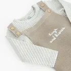 Cool Club, Komplet chłopięcy, Body z długim rękawem, Spodnie ogrodniczki, mix