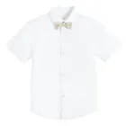 Cool Club, Komplet chłopięcy, Koszula z krótkim rękawem, Spodnie materiałowe, Szelki, mix