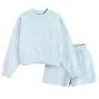 Cool Club, Komplet dziewczęcy, Bluza, Szorty, niebieski