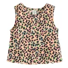 Cool Club, Komplet dziewczęcy, Bluzka bez rękawów, Spodnie materiałowe, wide, pomarańczowy