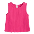 Cool Club, Komplet dziewczęcy, Bluzka bez rękawów, Spodnie materiałowe, wide, różowy