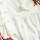 Cool Club, Komplet dziewczęcy, Body z długim rękawem, Półśpiochy, Kaftanik, biały