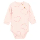 Cool Club, Komplet dziewczęcy, Body z długim rękawem, Półśpiochy, prążkowany, różowy