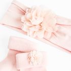 Cool Club, Komplet dziewczęcy, Opaska, Skarpetki, różowy