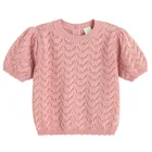 Cool Club, Komplet dziewczęcy, sweterkowy, Bluzka z długim rękawem, Spodnie, różowy