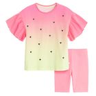 Cool Club, Komplet dziewczęcy, T-shirt, Legginsy kolarki, mix