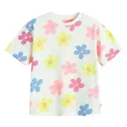 Cool Club, Komplet dziewczęcy, T-shirt, Szorty, biały