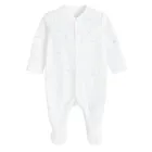 Cool Club, Komplet niemowlęcy 6-częściowy z torbą, biało-niebieski