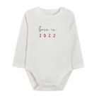Cool Club, Komplet niemowlęcy, Body z długim rękawem, Półśpiochy, bawełna organiczna, ecru, born in 2022