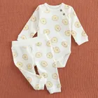 Cool Club, Komplet niemowlęcy, Body z długim rękawem, Półśpiochy, prążkowany, biały