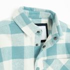 Cool Club, Koszula chłopięca z długim rękawem, flanelowa, niebiesko-biała