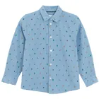 Cool Club, Koszula chłopięca z długim rękawem, regular, niebieska