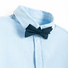 Cool Club, Koszula chłopięca z długim rękawem, slim fit, Mucha, niebieska