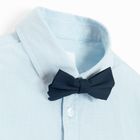 Cool Club, Koszula chłopięca z krótkim rękawem, regular, Mucha, niebieska