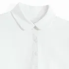 Cool Club, Koszulka polo dziewczęca z krótkim rękawem, biała