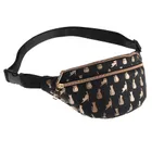 Cool Club, Kotki, saszetka na biodro, nerka, czarno-złota