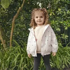 Cool Club, Kurtka dziewczęca z kapturem, biała