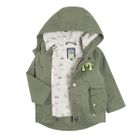 Cool Club, Kurtka wiosenna chłopięca, parka, zielona