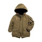 Cool Club, Kurtka zimowa chłopięca z kapturem, khaki, parka