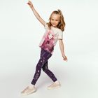 Cool Club, Legginsy dziewczęce, fioletowe, Kraina Lodu 2, zestaw, 2 szt.