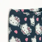 Cool Club, Legginsy dziewczęce, flare, prążkowane, niebieskie, Hello Kitty