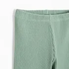 Cool Club, Legginsy dziewczęce, flare, prążkowane, zielone