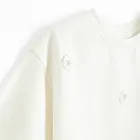 Cool Club, Luźny t-shirt dziewczęcy, biały