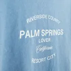 Cool Club, Luźny t-shirt dziewczęcy, crop top, niebieski